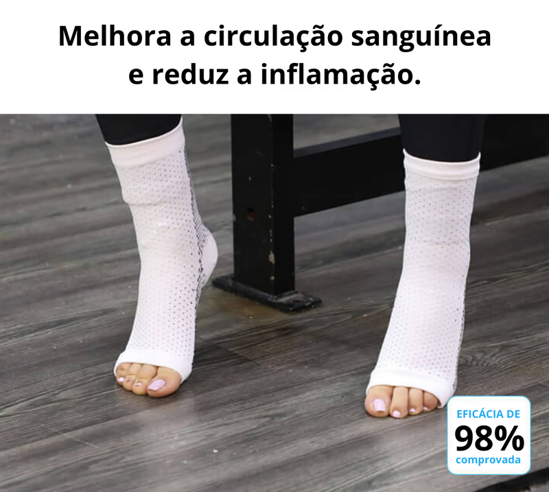 Meias de Tratamento Para os Pés - AlívioMax [Compre 1 Leve 2 Pares]