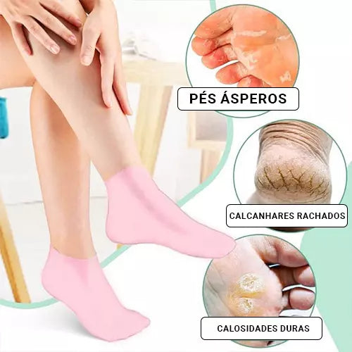 Meias Hidratantes Foot Care/ Efeito SPA nos pés em casa!