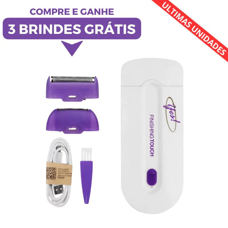 Depilador Elétrico Laser - Shave Fast + 3 BRINDES GRÁTIS - Point Promocional